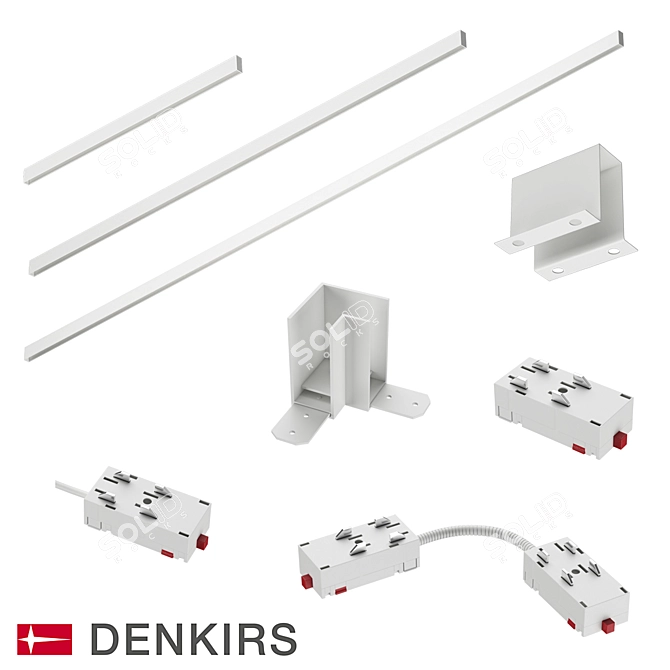 Denkirs Smart LED Lighting System 3D model image 4