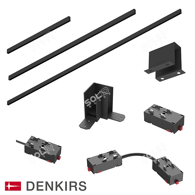 Denkirs Smart LED Lighting System 3D model image 6