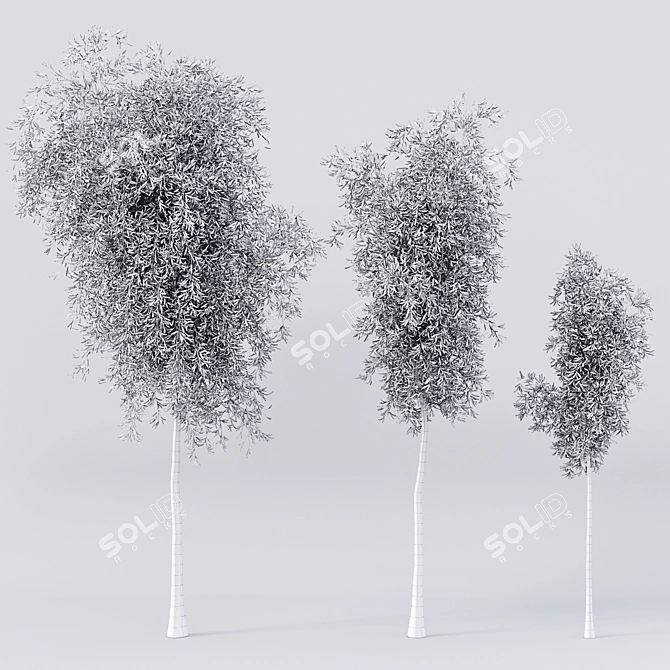 Premium Quality Detailed Tree 3D model image 3
