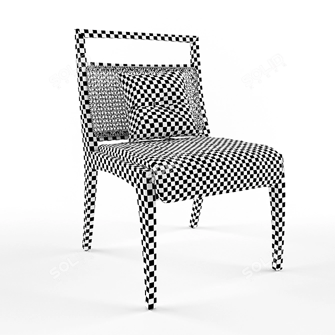 Sotto Dining Chair - Modern and Elegant 3D model image 4