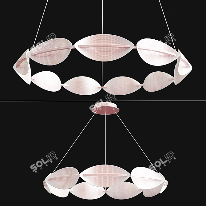 Kearney Modern Designer Lamps 3D model image 2