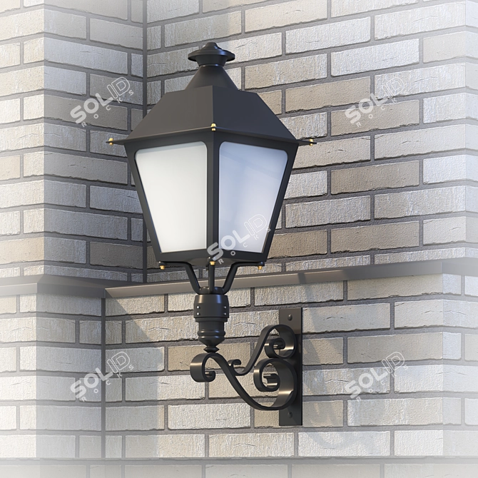 Brighton Street Lamp 3D model image 11