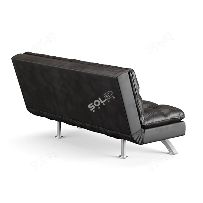 Amerillo Foldable Divan - Elegant and Space-saving 3D model image 4