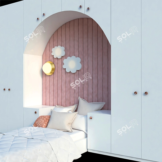 Modular Children Room Set 3D model image 3