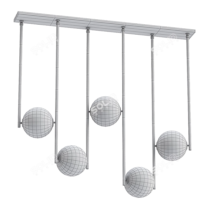 Harmony Pendant Lighting: The Equalizer 3D model image 2