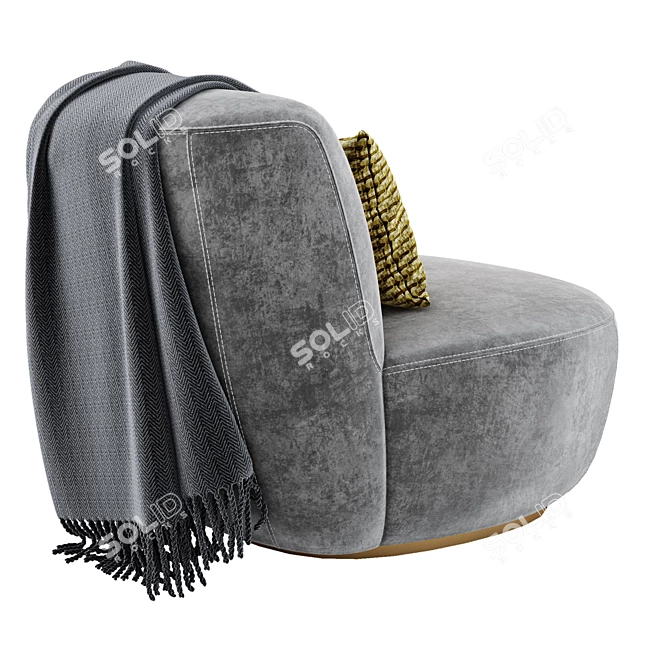 Elegant Kelly Chair: Style and Comfort 3D model image 2