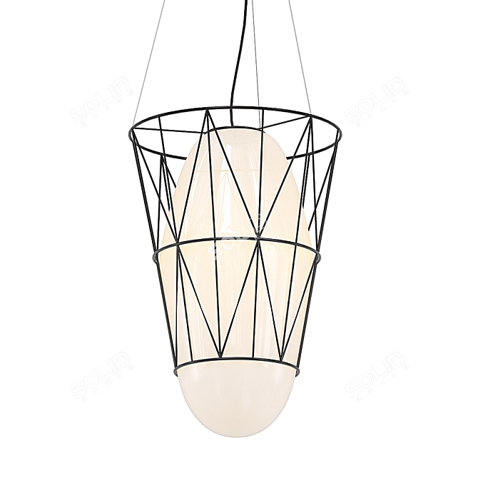 SEGNIconic Ceiling Illumination 3D model image 1