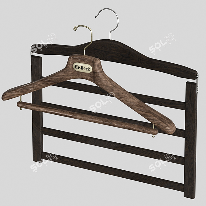 Modern N4 Hangers Set (2-Pack) 3D model image 3