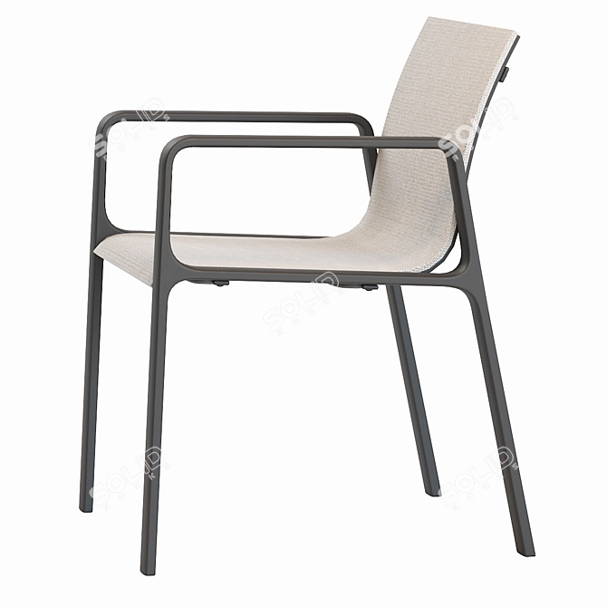 Modern Parklife Chair by Jasper Morrison 3D model image 3
