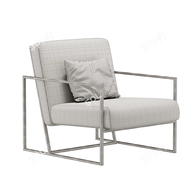 Acapulco Armchair- Trendy Comfort 3D model image 1
