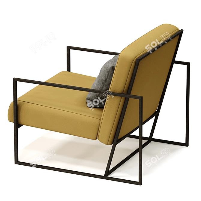 Acapulco Armchair- Trendy Comfort 3D model image 3