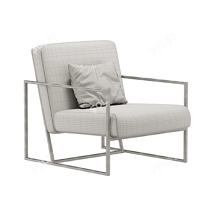 Acapulco Armchair- Trendy Comfort 3D model image 7