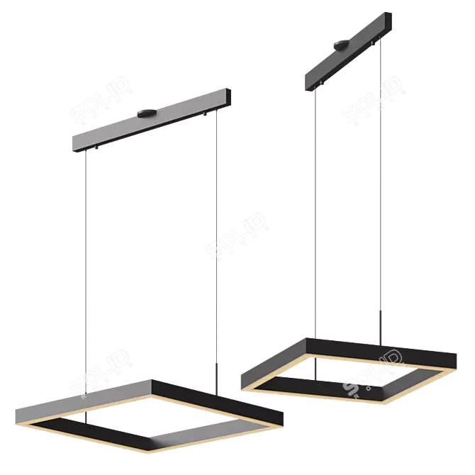 Prometheus Square Pendant 3D model image 2