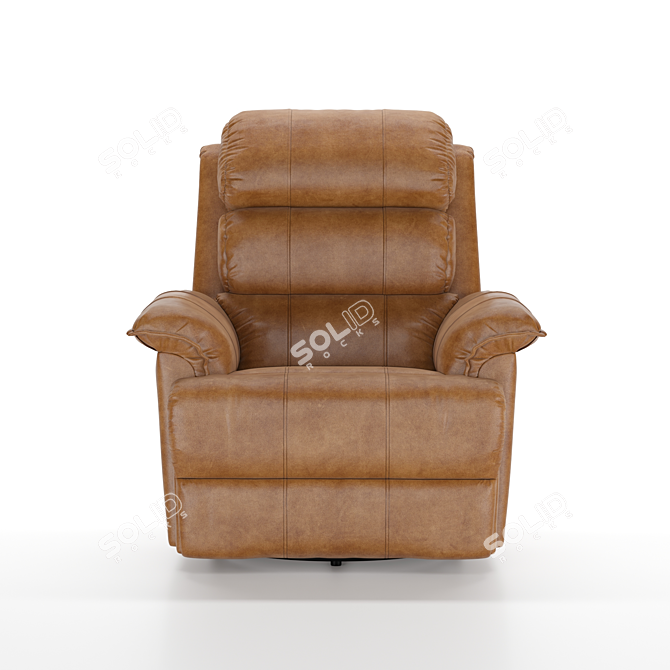 Modern Comfort Recliner Sofa 3D model image 3