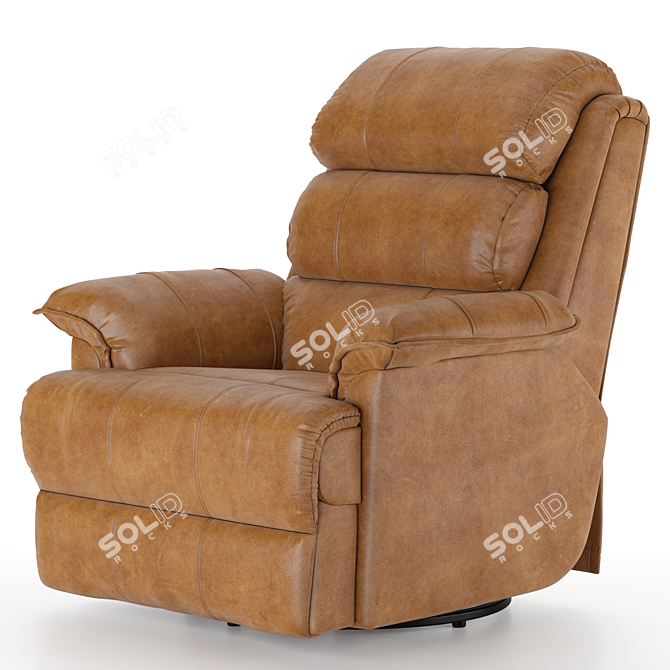 Modern Comfort Recliner Sofa 3D model image 5