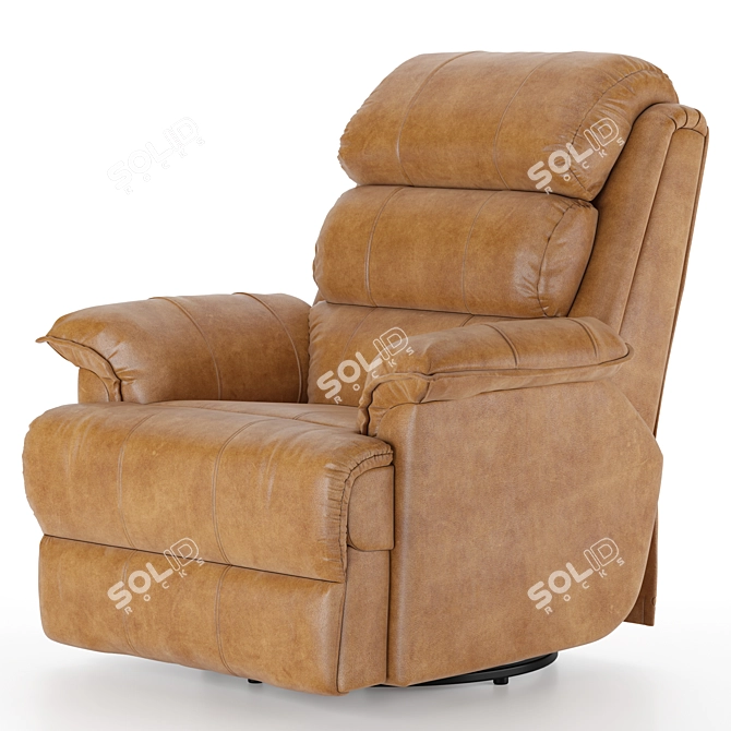 Modern Comfort Recliner Sofa 3D model image 7