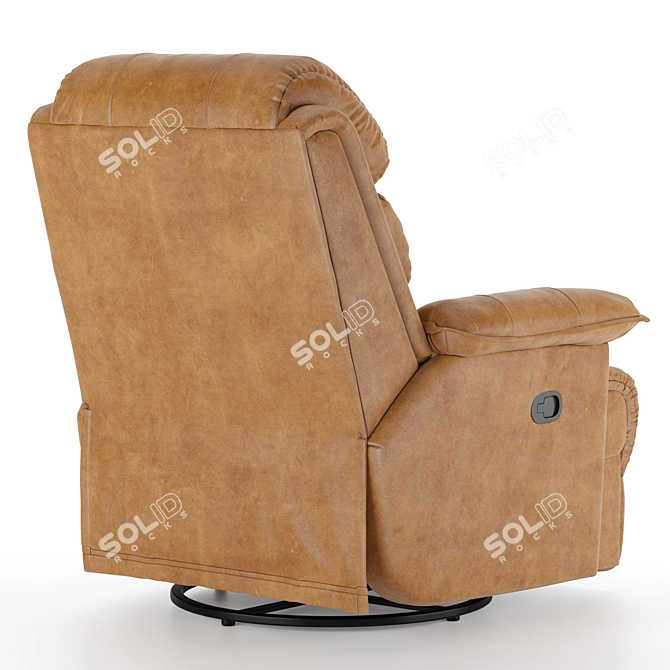 Modern Comfort Recliner Sofa 3D model image 8