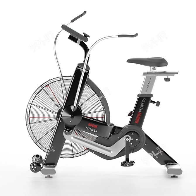 FitRide AirBike - 3D Fitness Dynamo 3D model image 7