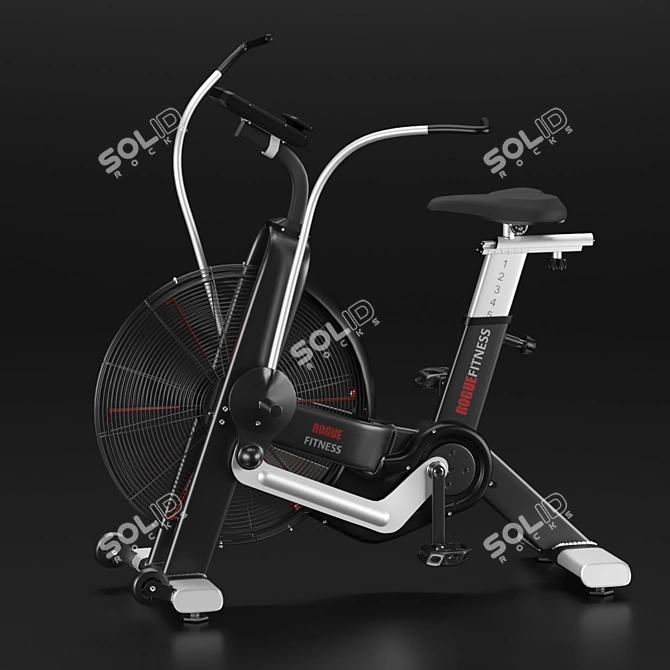 FitRide AirBike - 3D Fitness Dynamo 3D model image 9