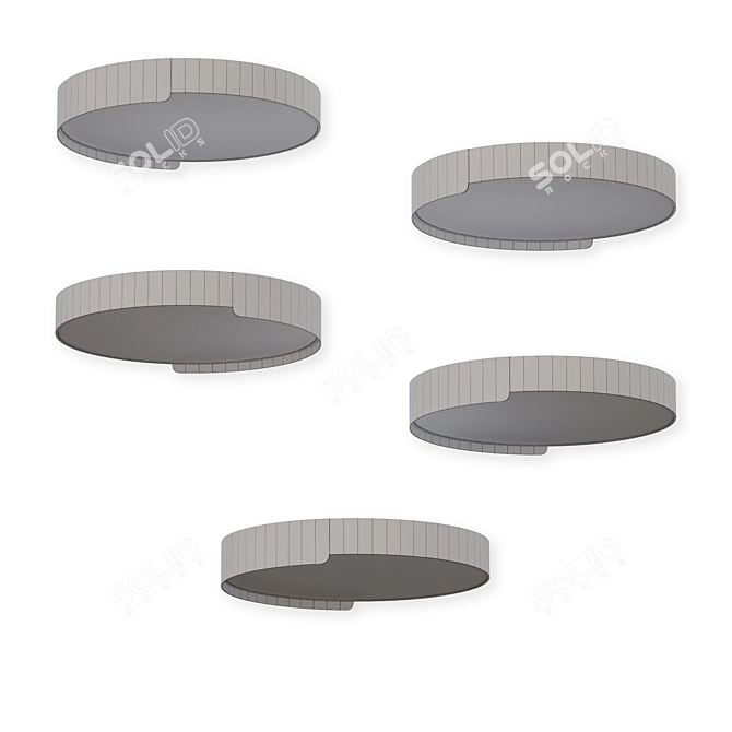 Scandi LED Ceiling Lamp, Ø 45cm 3D model image 2