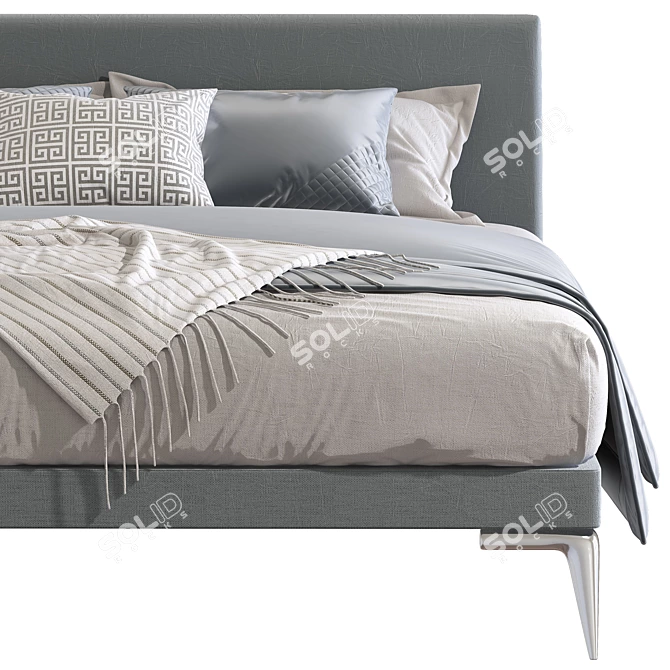 Luxury Dream Bed 3D model image 3