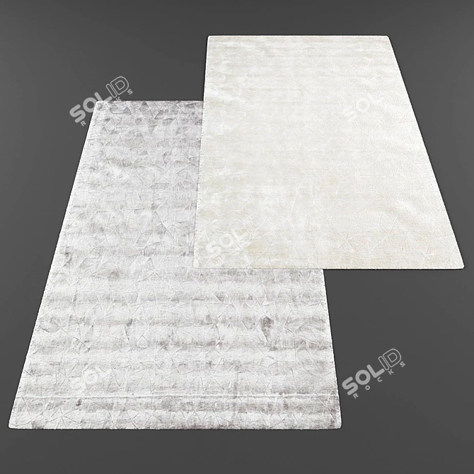 Title: Modern Style Rug Collection 3D model image 3