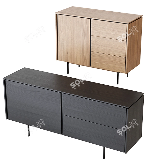 Modern Salu Sideboards by Softrend 3D model image 4