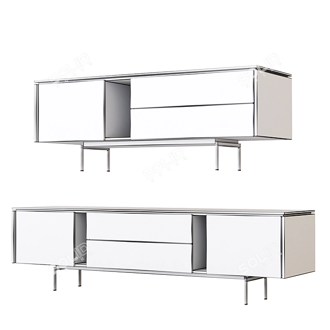 Salu TV Cabinets: Sleek and Sophisticated 3D model image 4