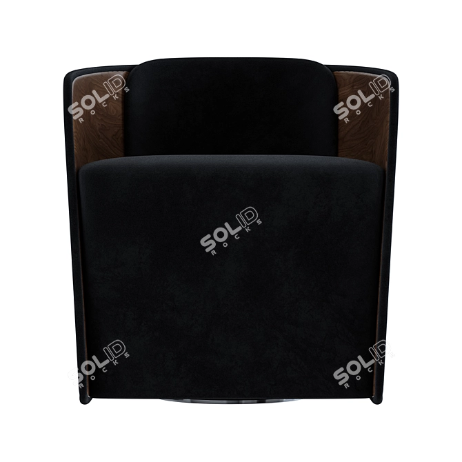 Sleek and Modern Atticus Chair 3D model image 7