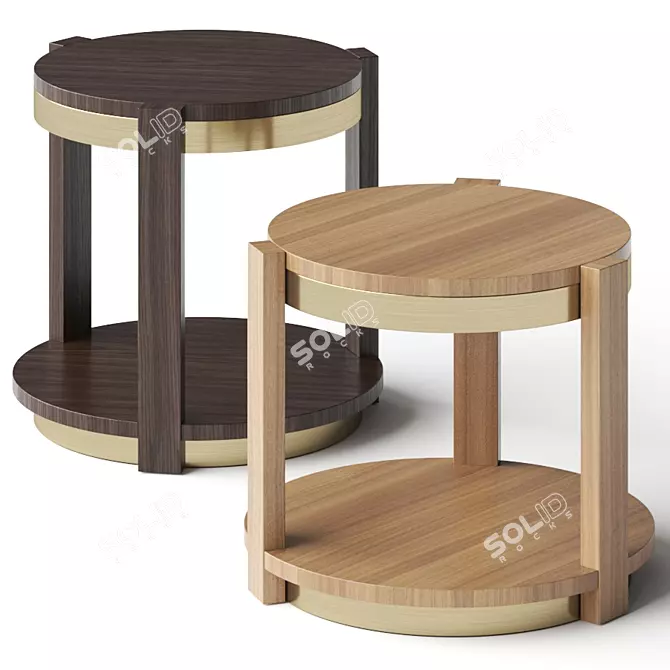 Contemporary Parker Coffee Tables 3D model image 1