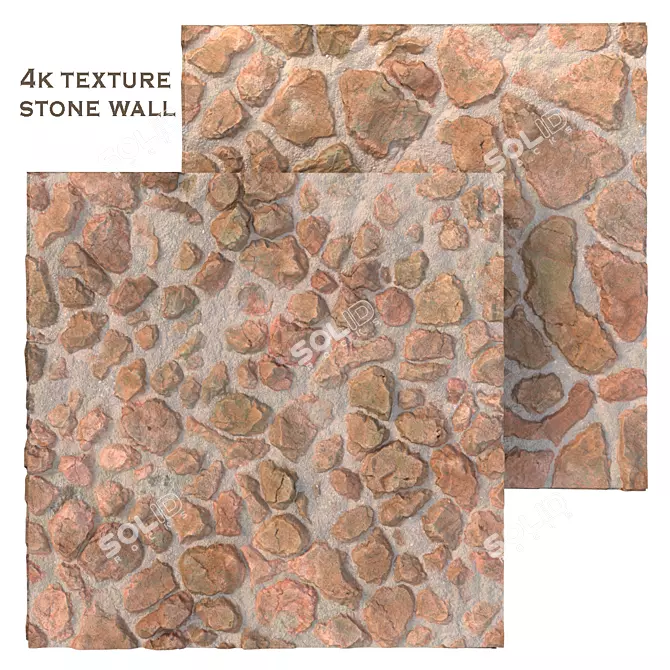 2-in-1 Stone Tiles: Perfect Texture 3D model image 3