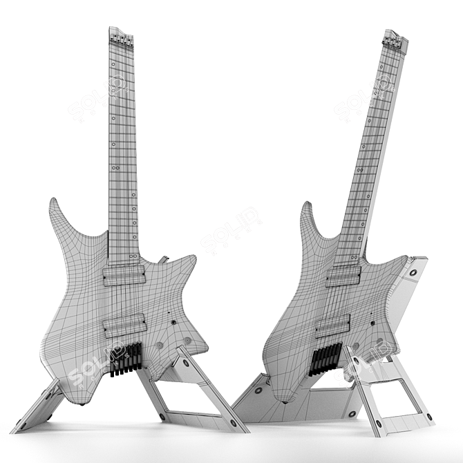 Unleash Your Shredding Potential: Strandberg Guitars 3D model image 4