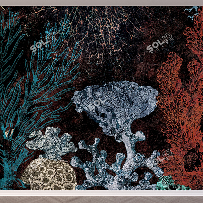 Oceanic Depths Wallpaper 3D model image 4