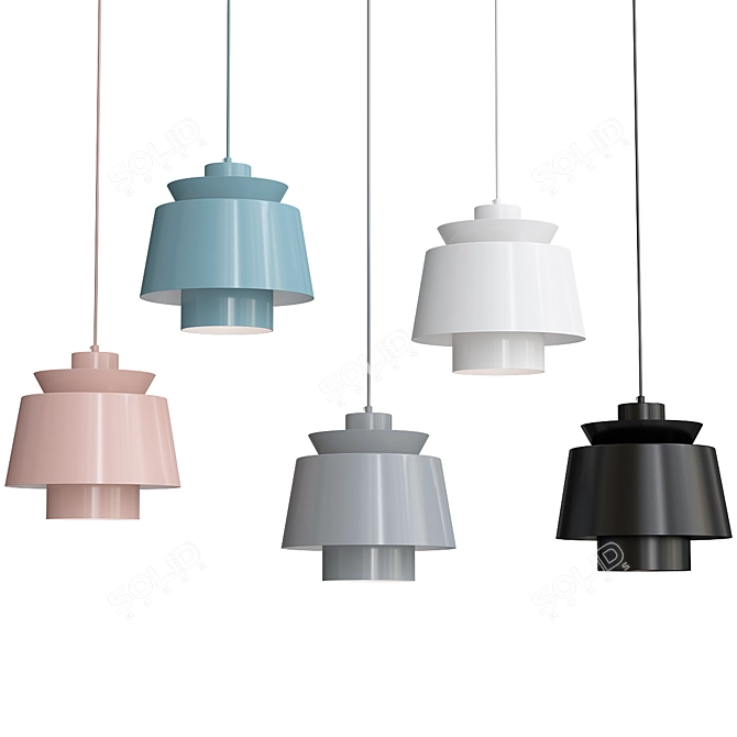 Anzazo Pendant Light: Modern Elegance 3D model image 1