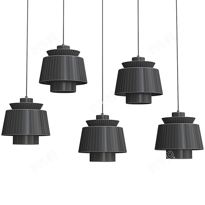 Anzazo Pendant Light: Modern Elegance 3D model image 5