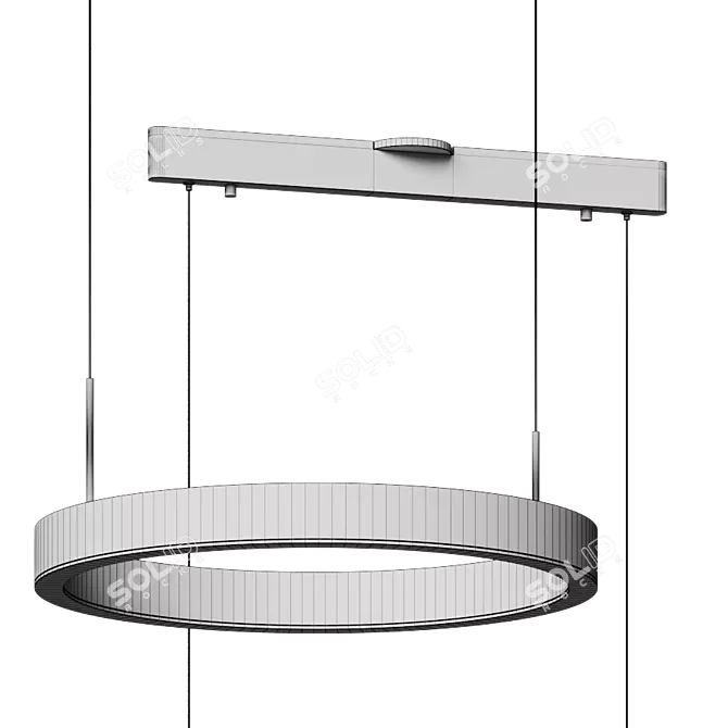 Prometheus Ring Pendant Light 3D model image 4