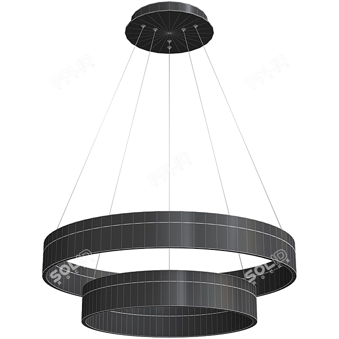 Modern LED Chandelier: Tor Lighting PW0972 3D model image 2