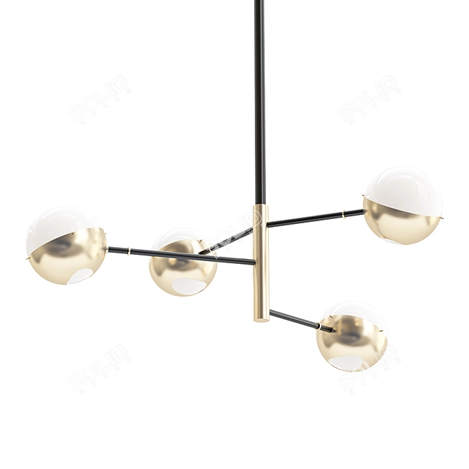 Modern-Minimalist Ceiling Lamp 3D model image 1