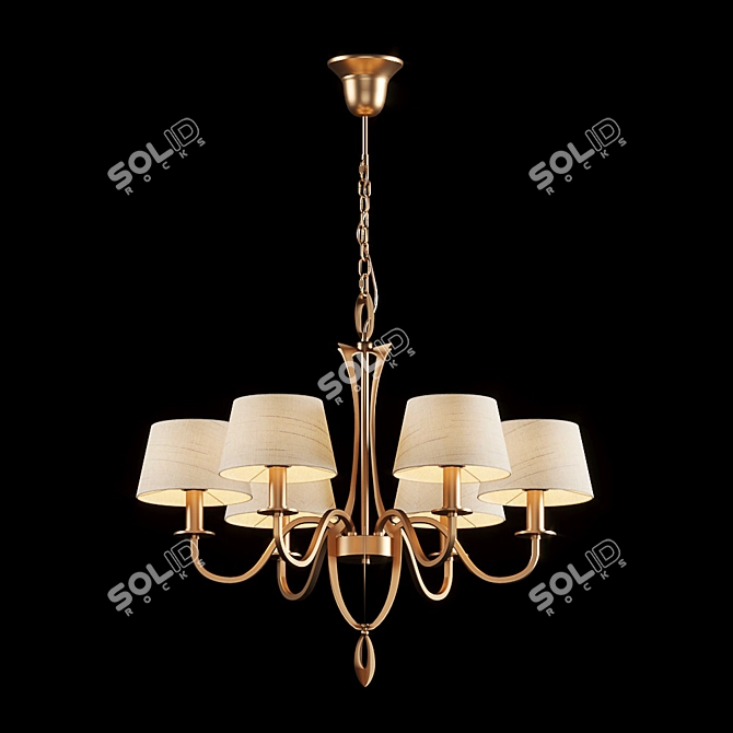 Elegant Florence Pendant Lamp 3D model image 1