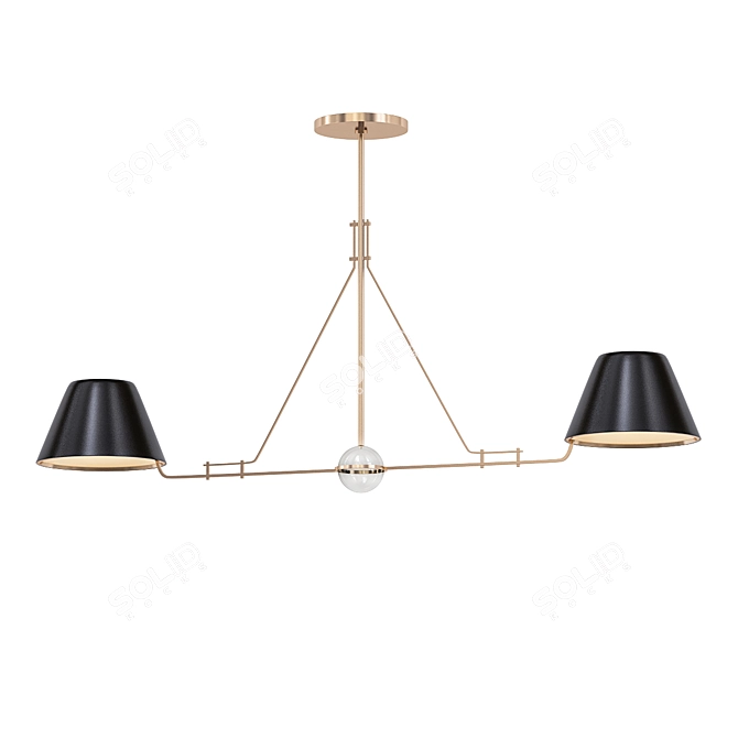 Chiltern Double: Modern Elegance Illuminated 3D model image 1