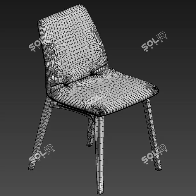 Elegant Bonaldo Ninette Chair 3D model image 4