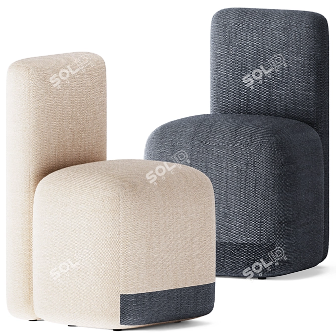 Stylish Season Armchair: Comfort in Every Detail 3D model image 2