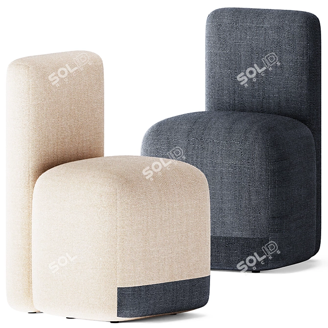 Stylish Season Armchair: Comfort in Every Detail 3D model image 6