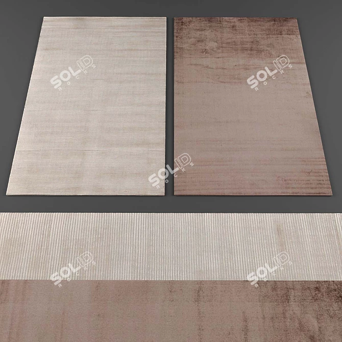 Elegant Rug Collection 314 3D model image 1