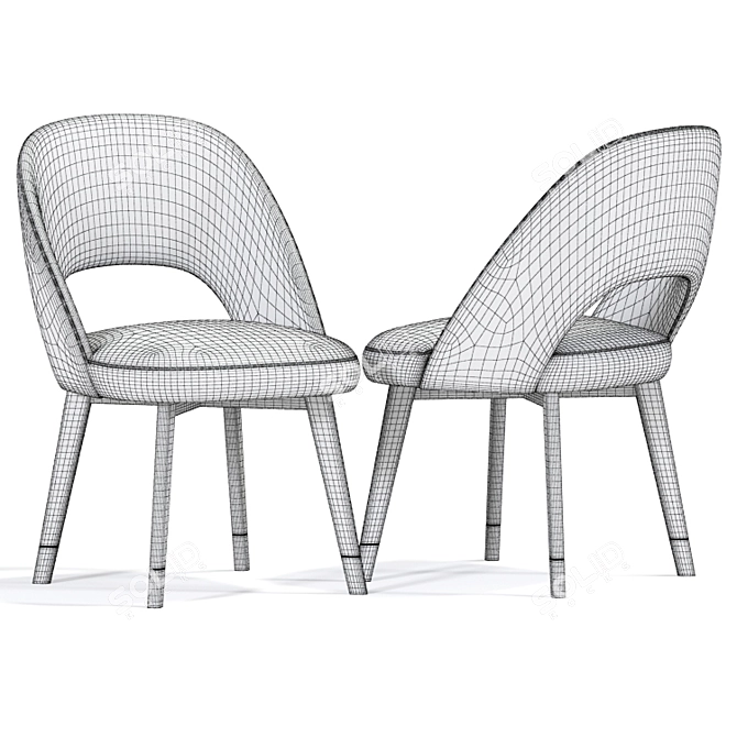 Colette Dining Chair: Stylish and Comfortable 3D model image 3