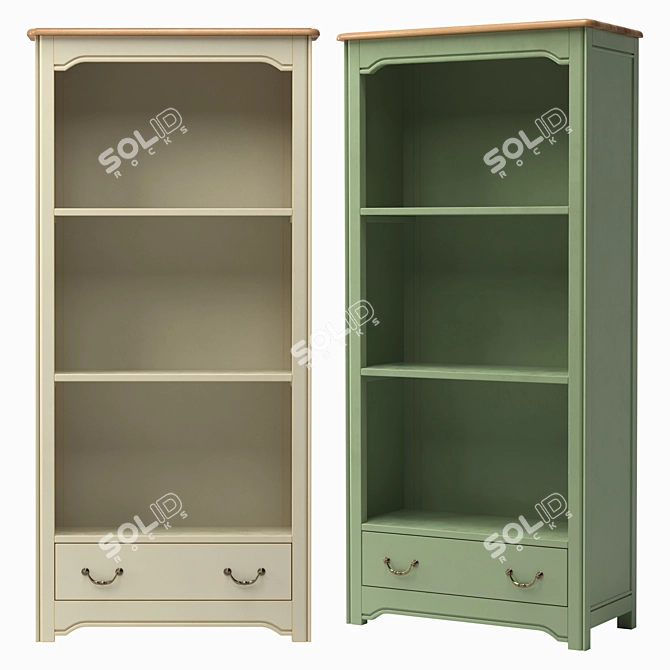 Kitchen & Living Room Rack | 81x170x37 cm 3D model image 1