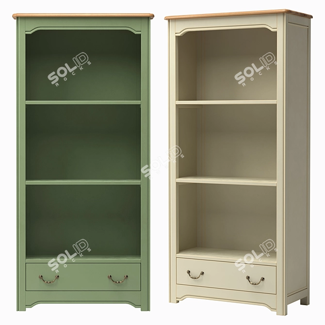 Kitchen & Living Room Rack | 81x170x37 cm 3D model image 2