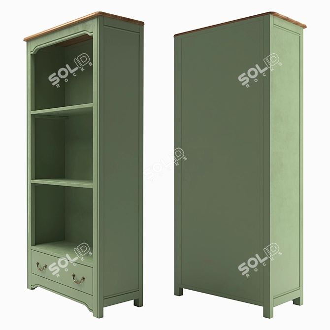 Kitchen & Living Room Rack | 81x170x37 cm 3D model image 4