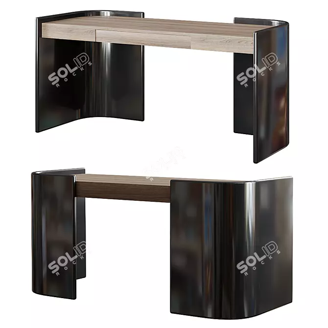 ARTE TABLE: Stylish, Spacious, and Versatile 3D model image 1