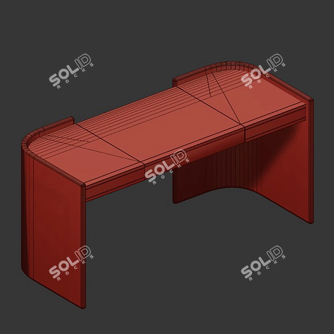 ARTE TABLE: Stylish, Spacious, and Versatile 3D model image 2